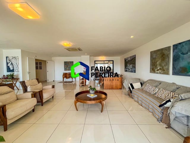 Apartamento com 407m² 4 quartos e 4 banheiros, à venda, no bairro Barra da Tijuca em Rio de Janeiro