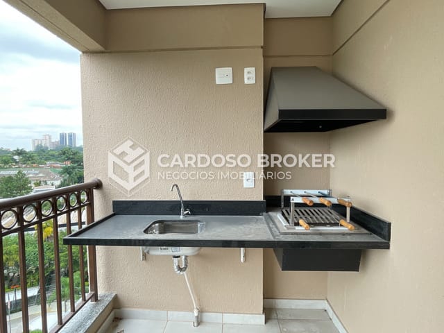 Apartamento com 120m² 3 quartos e 3 banheiros, à venda ou para alugar, no bairro Dezoito do Forte Empresarial/Alphaville. em Barueri