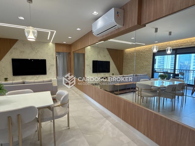 Apartamento com 120m² 3 quartos e 3 banheiros, à venda ou para alugar, no bairro Dezoito do Forte Empresarial/Alphaville. em Barueri