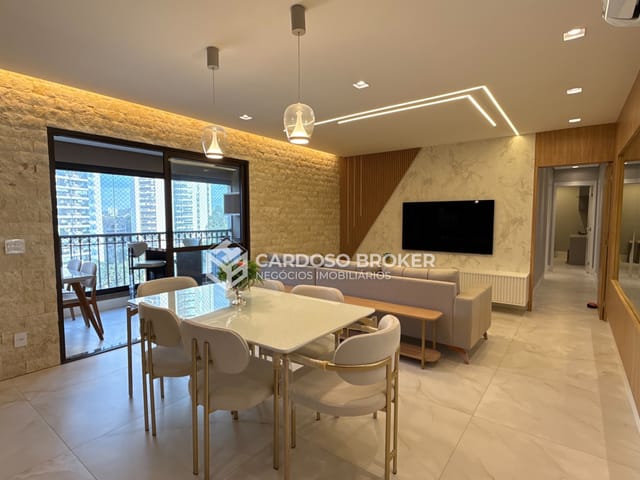 Apartamento com 120m² 3 quartos e 3 banheiros, à venda ou para alugar, no bairro Dezoito do Forte Empresarial/Alphaville. em Barueri