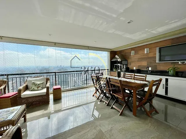 Apartamento com 196m² 3 quartos e 5 banheiros, à venda, no bairro Chácara Califórnia em São Paulo