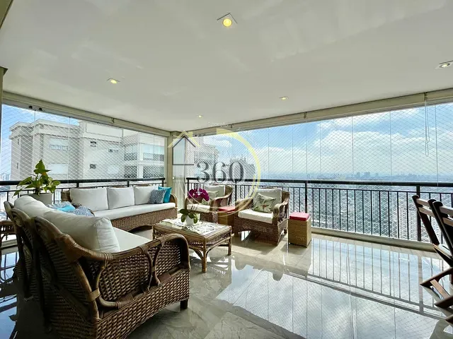 Apartamento com 196m² 3 quartos e 5 banheiros, à venda, no bairro Chácara Califórnia em São Paulo