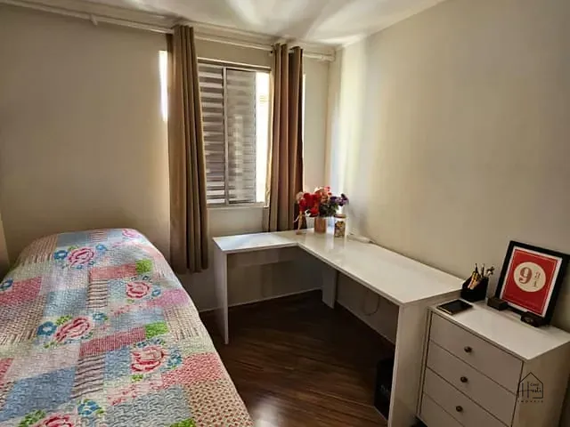 Apartamento 2 quartos e 1 banheiro, à venda, no bairro Jardim Caiapiá em Cotia