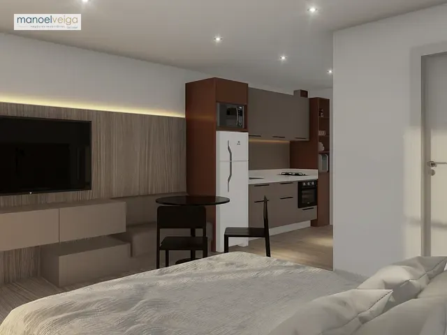 Apartamento com 49m², à venda, no bairro Cristo Rei em Curitiba
