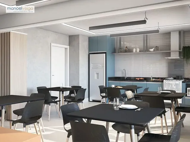 Apartamento com 49m², à venda, no bairro Cristo Rei em Curitiba