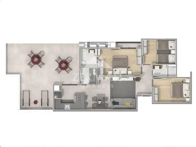Apartamento com 146m² 3 quartos e 2 banheiros, à venda, no bairro Escola Agrícola em Blumenau