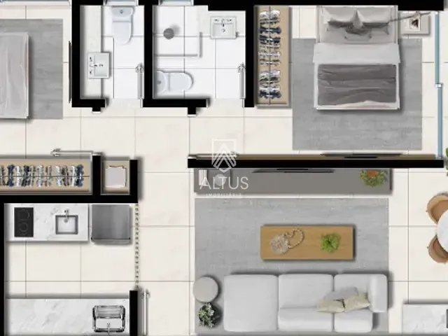 Apartamento 2 quartos e 1 banheiro, à venda, no bairro Jardim Apipema em Salvador
