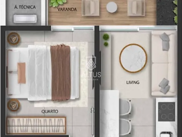 Apartamento 1 quarto e 1 banheiro, à venda, no bairro Graça em Salvador