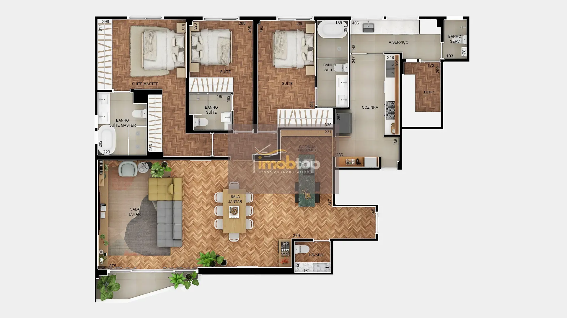 Apartamento, 3 quartos, 168 m² - Foto 44