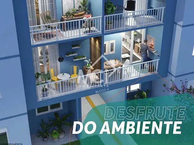 Apartamento 2 quartos e 1 banheiro, à venda, no bairro Centro em Pelotas