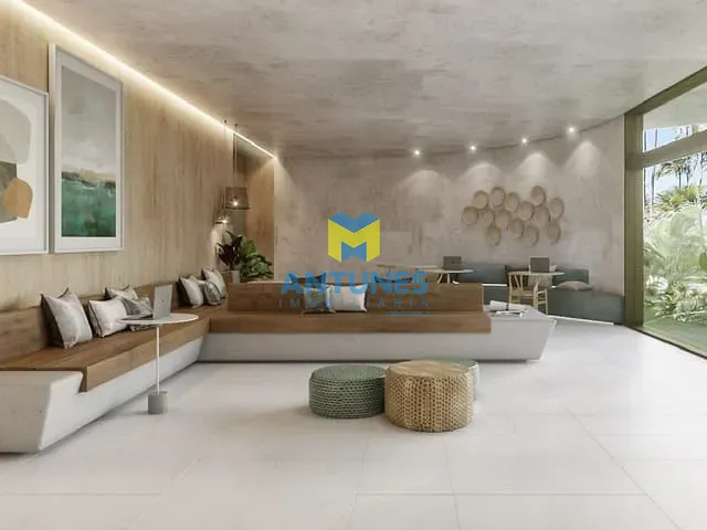Apartamento com 60m² 2 quartos e 1 banheiro, à venda, no bairro Porto de Galinhas em Ipojuca