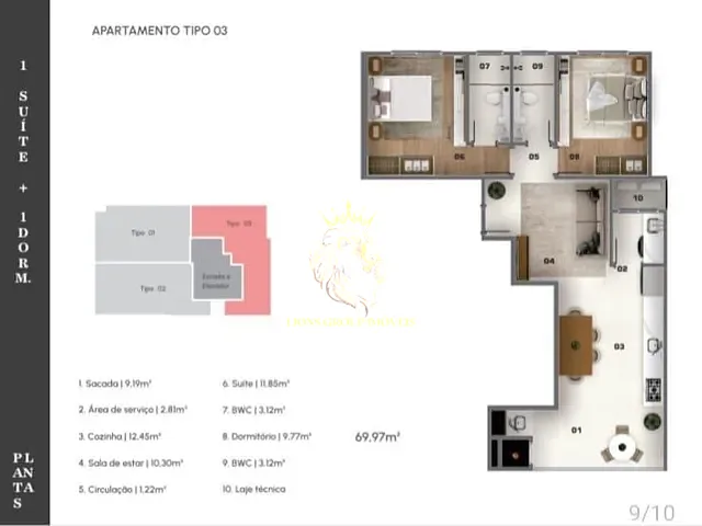Apartamento 2 quartos e 2 banheiros, à venda, no bairro Areias em Camboriú