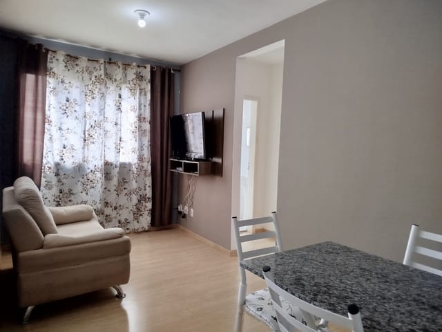 Apartamento com 50m² 2 quartos e 1 banheiro, à venda, no bairro Chácara Letônia em Americana