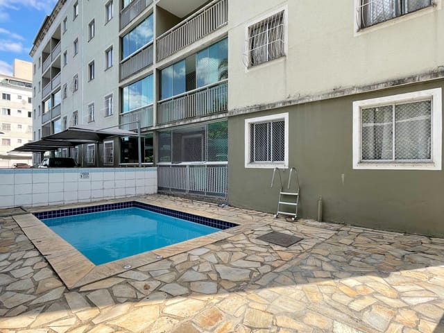 Foto do Apartamento - Apartamento para locação com 2 quartos, armários, lazer com piscina e uma vaga coberta, Parque São Pedro, Belo Horizonte, MG | Deltalar Imóveis
