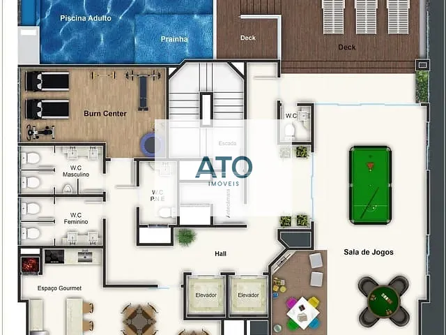 Apartamento com 94m² 3 quartos e 3 banheiros, à venda, no bairro balneário pereque em Porto Belo