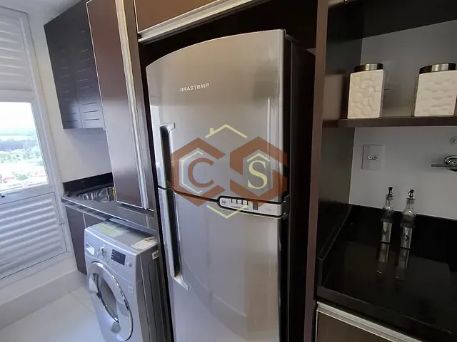 Apartamento com 55m² 1 quarto e 2 banheiros, para alugar, no bairro Vila Homero em Indaiatuba
