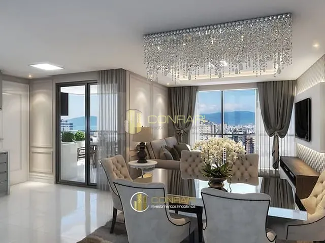 Apartamento com 140m² 3 quartos e 4 banheiros, à venda, no bairro Meia Praia em Itapema