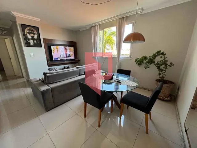 Apartamento com 60m² 3 quartos e 2 banheiros, para alugar, no bairro Caiçaras em Belo Horizonte