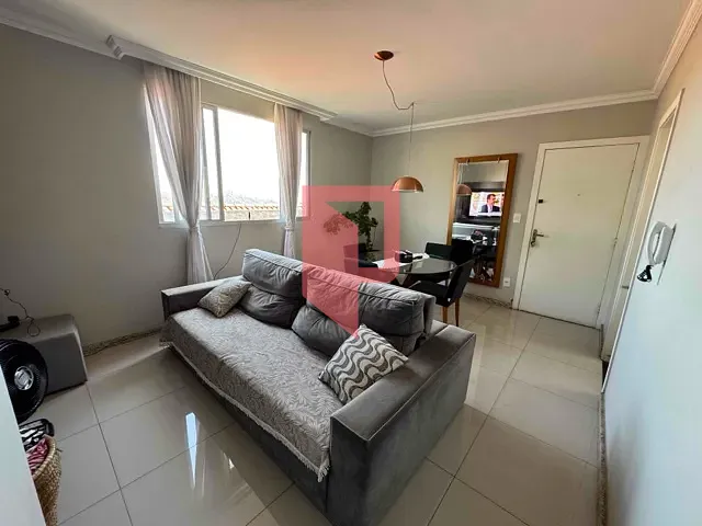 Apartamento com 60m² 3 quartos e 2 banheiros, para alugar, no bairro Caiçaras em Belo Horizonte
