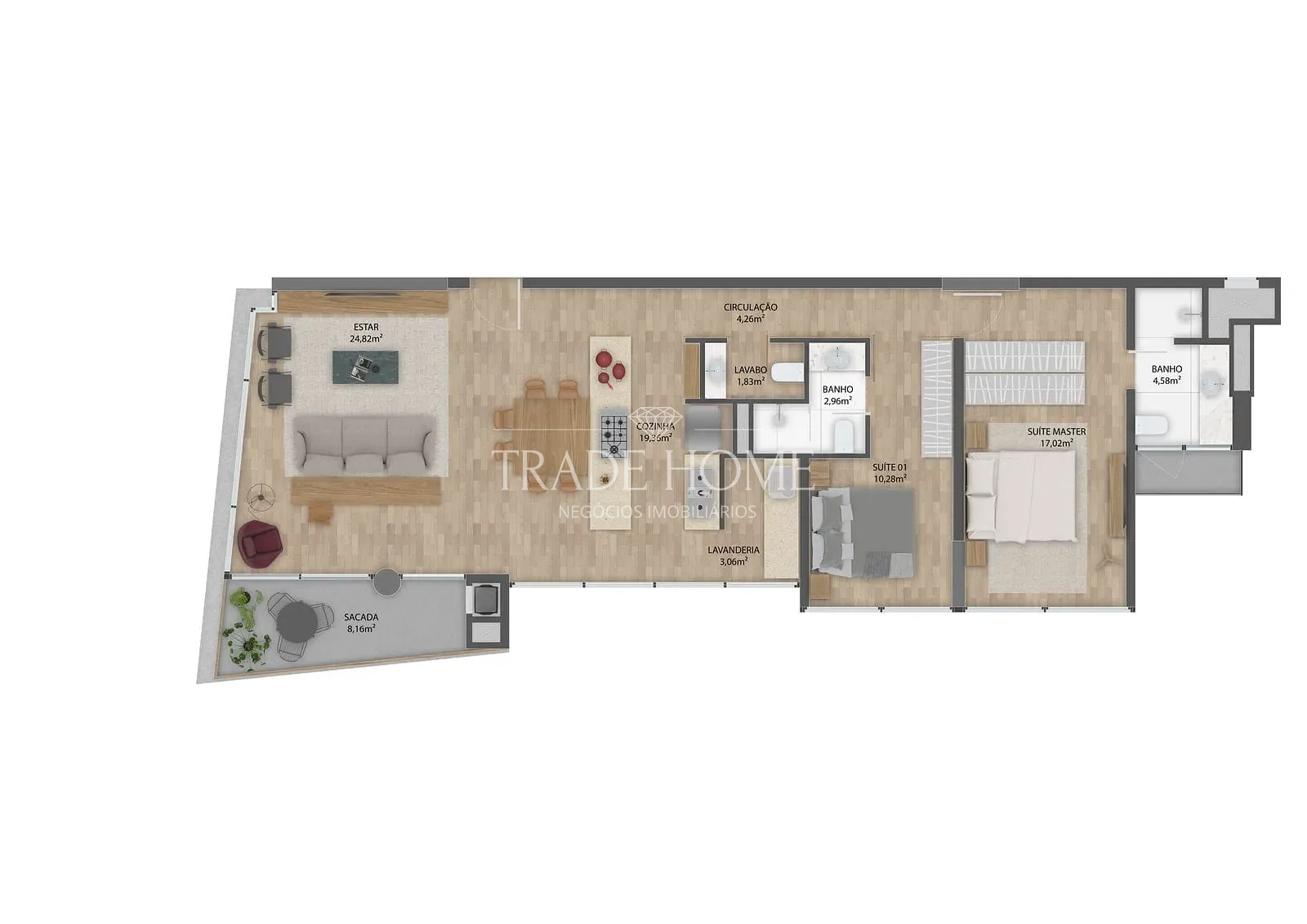 Apartamento, 3 quartos, 115 m² - Foto 73