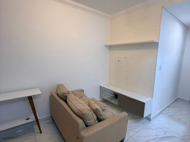 Apartamento com 47m² 2 quartos e 1 banheiro, à venda, no bairro Vila Homero Thon em Santo André