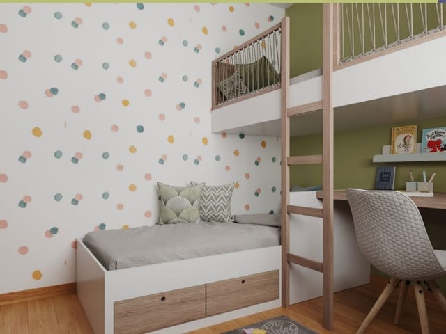 Apartamento 2 quartos e 1 banheiro, à venda, no bairro Bom Jesus em Contagem