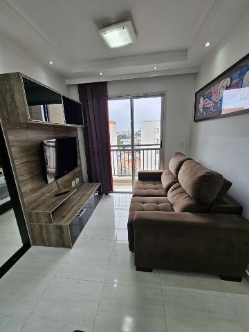 Foto do Apartamento - LINDO APARTAMENTO MOBILIADO PARA LOCAÇÃO - 48m² - 2 DOR+SALA COM SACADA+COZ+WC+VAGA - ÓTIMA LOCALIZAÇÃO - JD VL FORMOSA - SP | Rocha Marqueze Imóveis