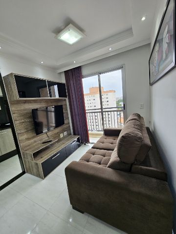 Foto do Apartamento - LINDO APARTAMENTO MOBILIADO PARA LOCAÇÃO - 48m² - 2 DOR+SALA COM SACADA+COZ+WC+VAGA - ÓTIMA LOCALIZAÇÃO - JD VL FORMOSA - SP | Rocha Marqueze Imóveis