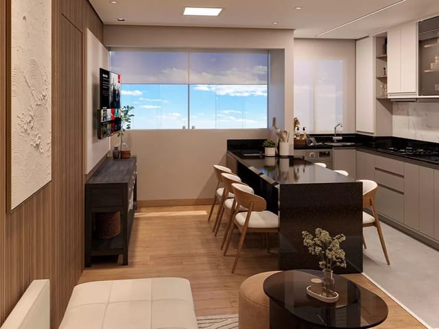 Apartamento 2 quartos e 1 banheiro, à venda, no bairro Dom Bosco em Belo Horizonte