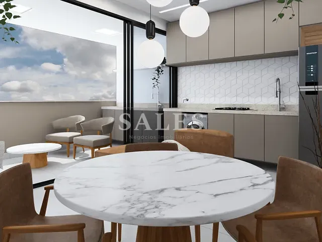 Apartamento com 51m² 2 quartos e 2 banheiros, à venda, no bairro Granbery em Juiz de Fora
