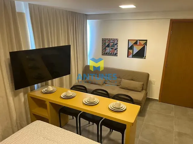 Apartamento com 28m² 1 quarto e 1 banheiro, para alugar, no bairro Porto de Galinhas em Ipojuca