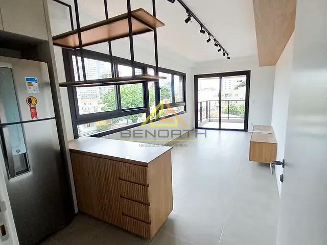 Apartamento com 65m² 2 quartos e 1 banheiro, para alugar, no bairro Pinheiros em São Paulo