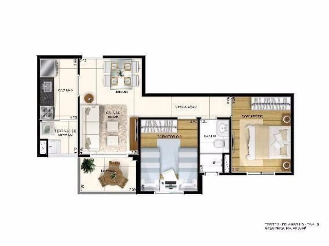 Foto do Apartamento - Apartamento  residencial para locação, Vila Carrão, São Paulo. | A Piffer Imóveis Me