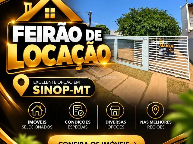 Apartamento 2 quartos e 1 banheiro, para alugar, no bairro Jardim Portinari em Sinop