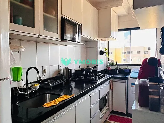 Apartamento 3 quartos e 2 banheiros, à venda, no bairro Riacho Fundo II em Brasília