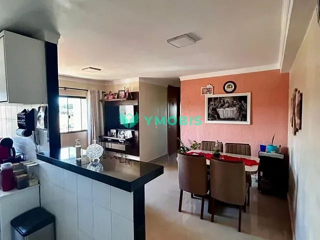 Apartamento 3 quartos e 2 banheiros, à venda, no bairro Riacho Fundo II em Brasília