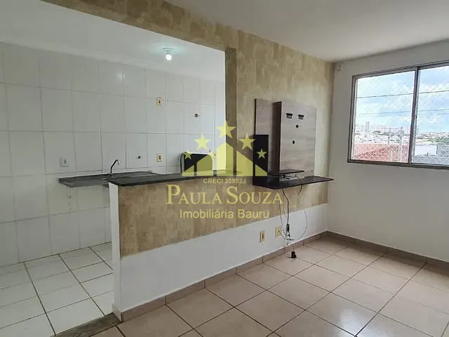 Apartamento 2 quartos e 1 banheiro, à venda, no bairro Jardim Terra Branca em Bauru