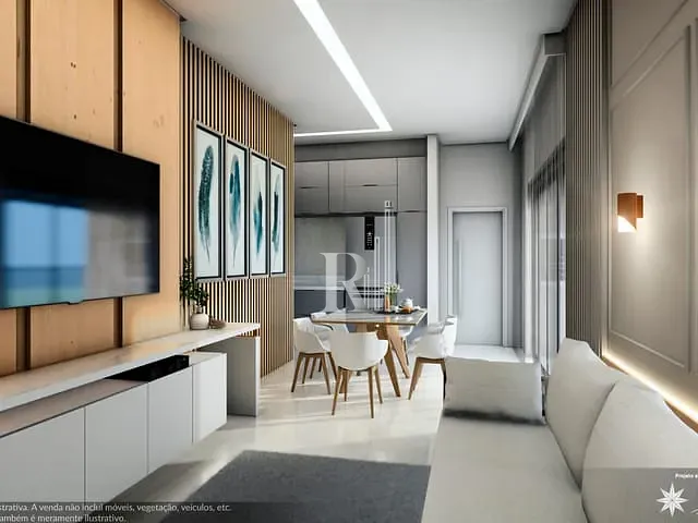 Apartamento com 92m² 2 quartos e 2 banheiros, à venda, no bairro Universitário em Tijucas