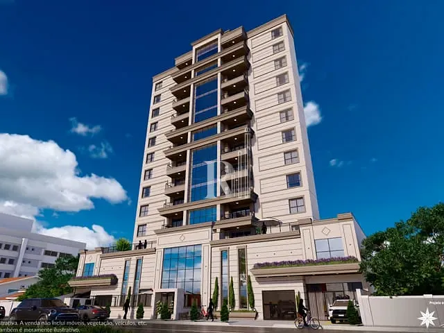 Apartamento com 92m² 2 quartos e 2 banheiros, à venda, no bairro Universitário em Tijucas