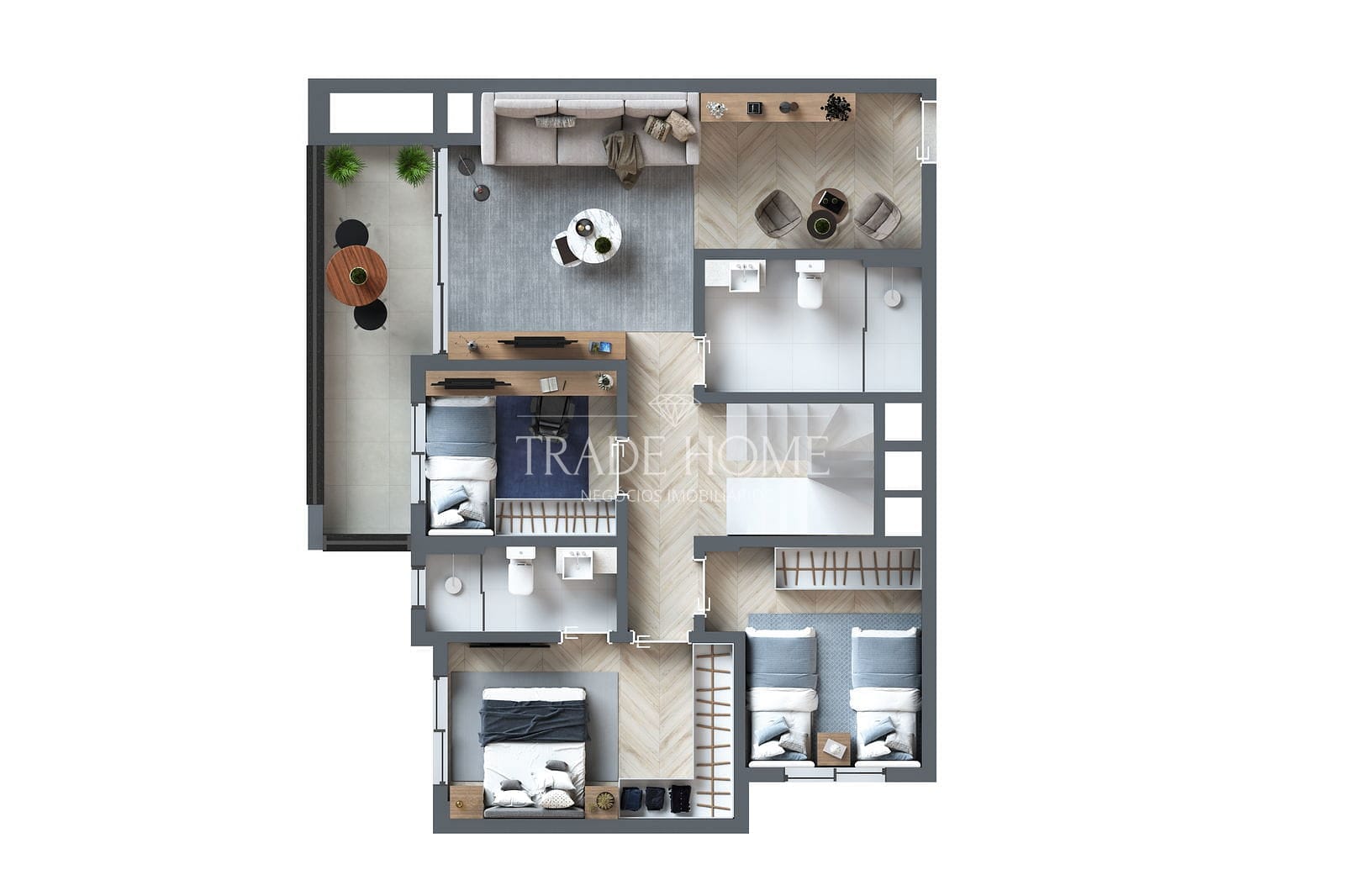 Apartamento, 2 quartos, 55 m² - Foto 41