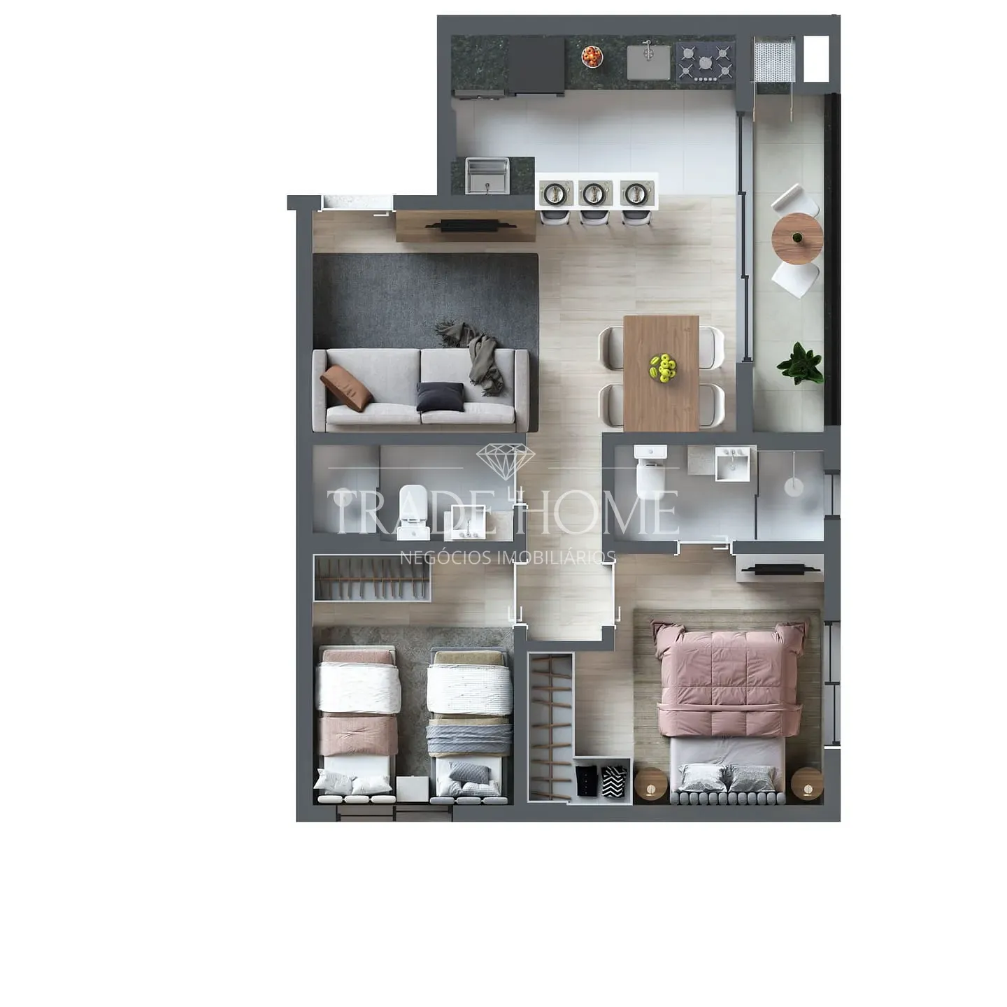 Apartamento, 2 quartos, 55 m² - Foto 27
