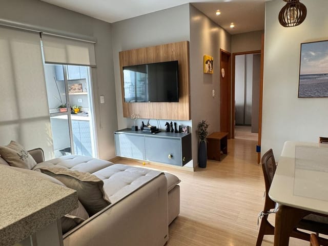 Foto do Apartamento - Apartamento modulado  à venda, Zona 06, andar alto  com 2 quartos e cozinha lindamente planejada!! | Benites & Gonzaga Imóveis