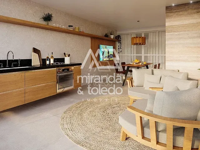 Apartamento com 78m² 2 quartos e 2 banheiros, à venda, no bairro Muquiçaba em Guarapari