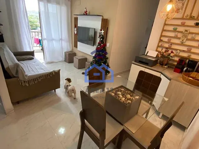 Apartamento com 74m² 2 quartos e 2 banheiros, à venda, no bairro Martim de Sá em Caraguatatuba