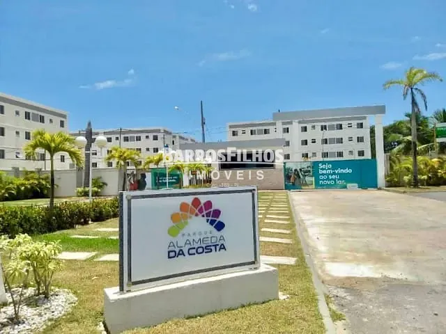 Apartamento com 63m² 2 quartos e 1 banheiro, para alugar, no bairro Luar da Barra em Barra dos Coqueiros