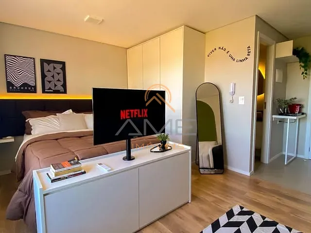 Apartamento 1 quarto e 1 banheiro, à venda ou para alugar, no bairro São Gonçalo em Pelotas