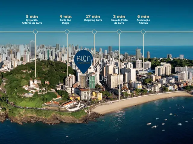 Apartamento 1 quarto e 1 banheiro, à venda, no bairro Barra em Salvador