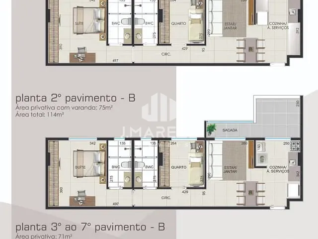 Apartamento 2 quartos e 1 banheiro, à venda, no bairro Barra Funda em Apucarana