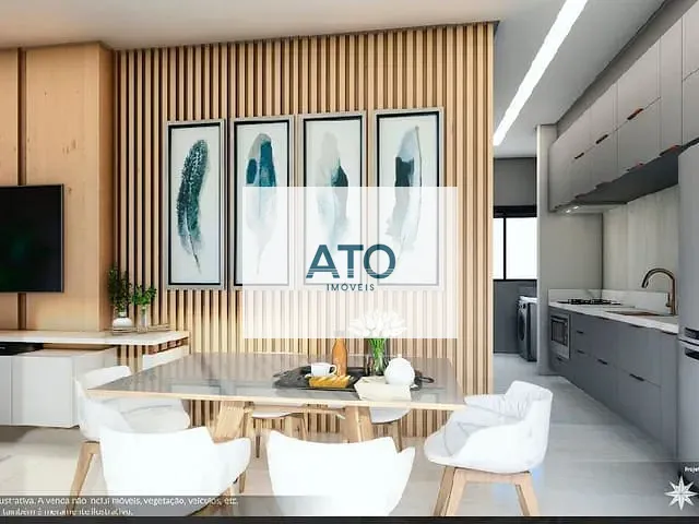 Apartamento 3 quartos e 2 banheiros, à venda, no bairro centro em Tijucas