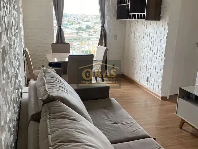 Apartamento 2 quartos e 1 banheiro, à venda, no bairro Vila das Nações em Ferraz de Vasconcelos